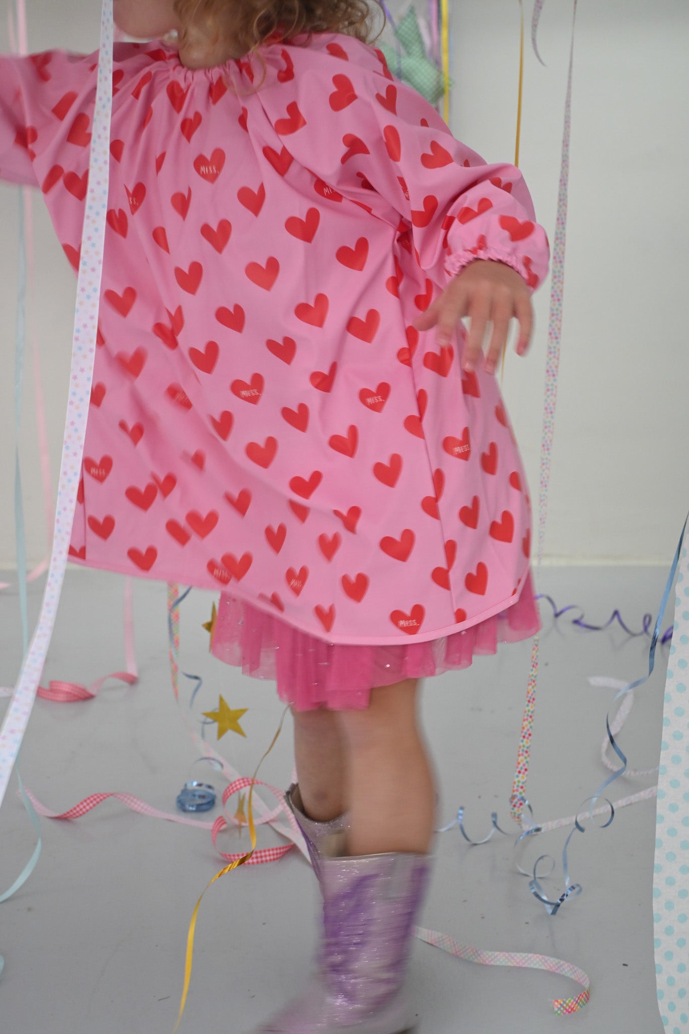 Lovebug Waterproof Kids Art Smock and Food Bib