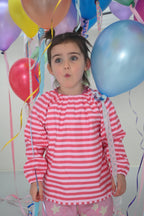 Easy clean Sherbet art smock and food bib for toddlers