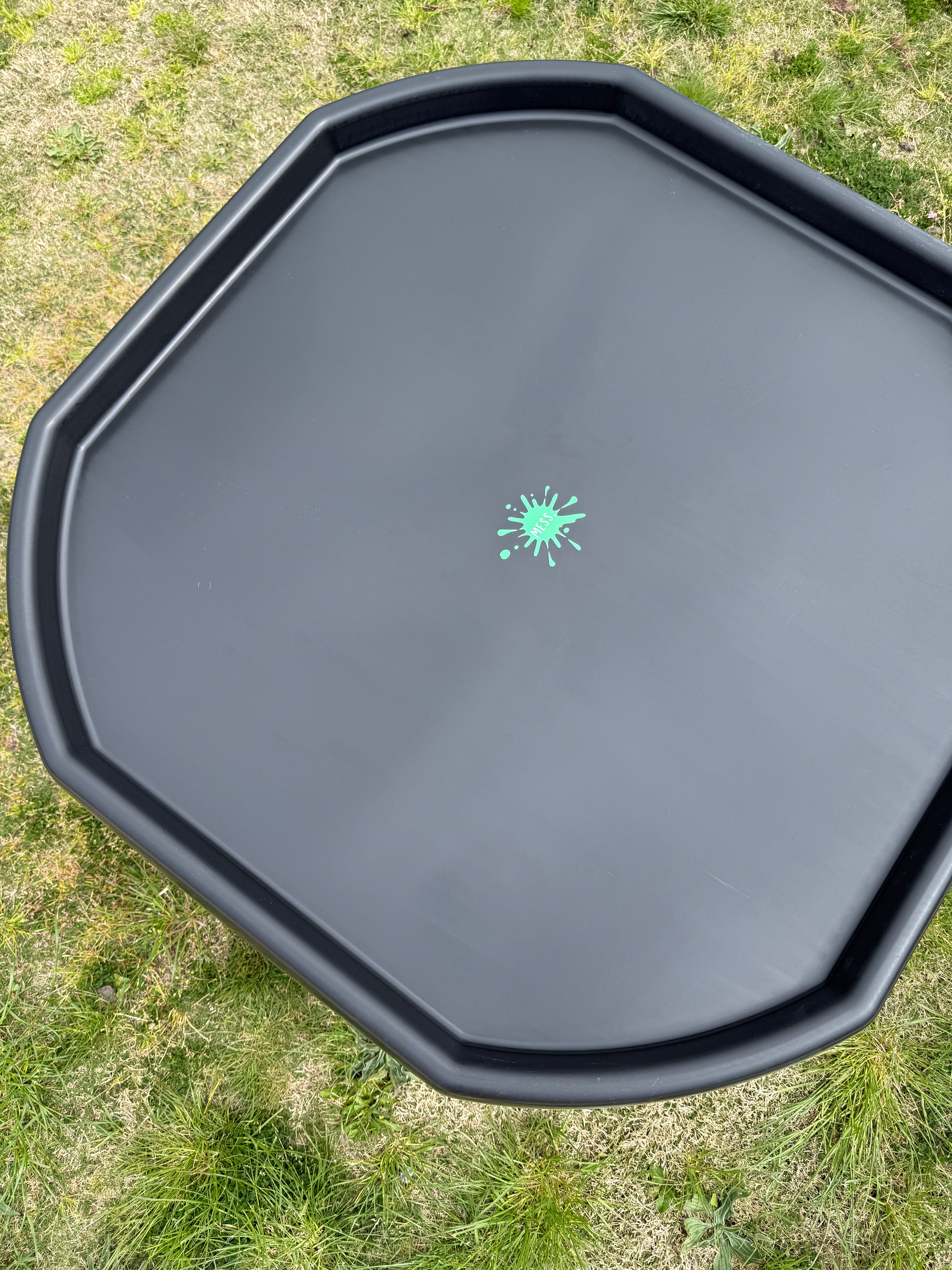 100 cm black tuff tray for sensory play and messy play